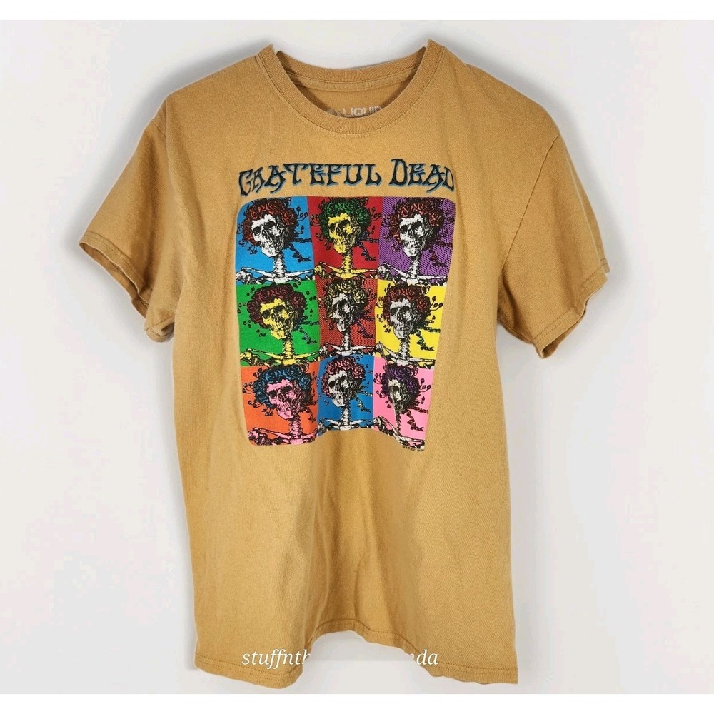 Vintage Style Grateful Dead Hollywood Bertha -‎ Roses - T-Shirt Garcia Medium